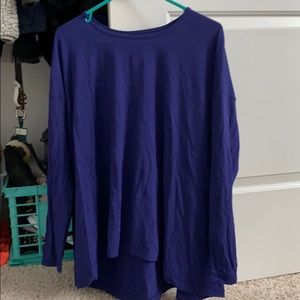 Royal blue lululemon long sleeve